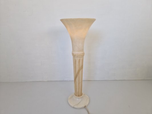 Alabaster Table Lamp, 1970s-DGW-2021408