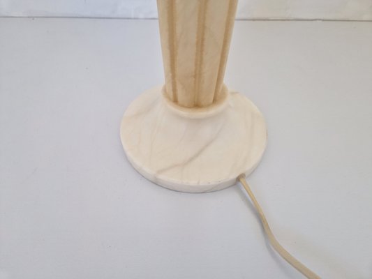 Alabaster Table Lamp, 1970s-DGW-2021408