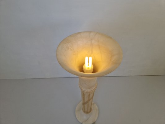 Alabaster Table Lamp, 1970s-DGW-2021408