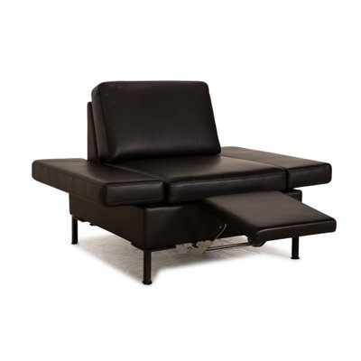 Alba Armchair in Black Leather from Brühl-RQW-1748409