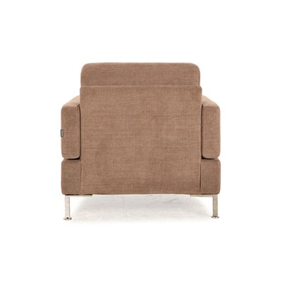 Alba Fabric Armchair in Grey - Brown from Brühl-RQW-2034109