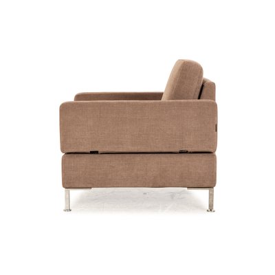 Alba Fabric Armchair in Grey - Brown from Brühl-RQW-2034109