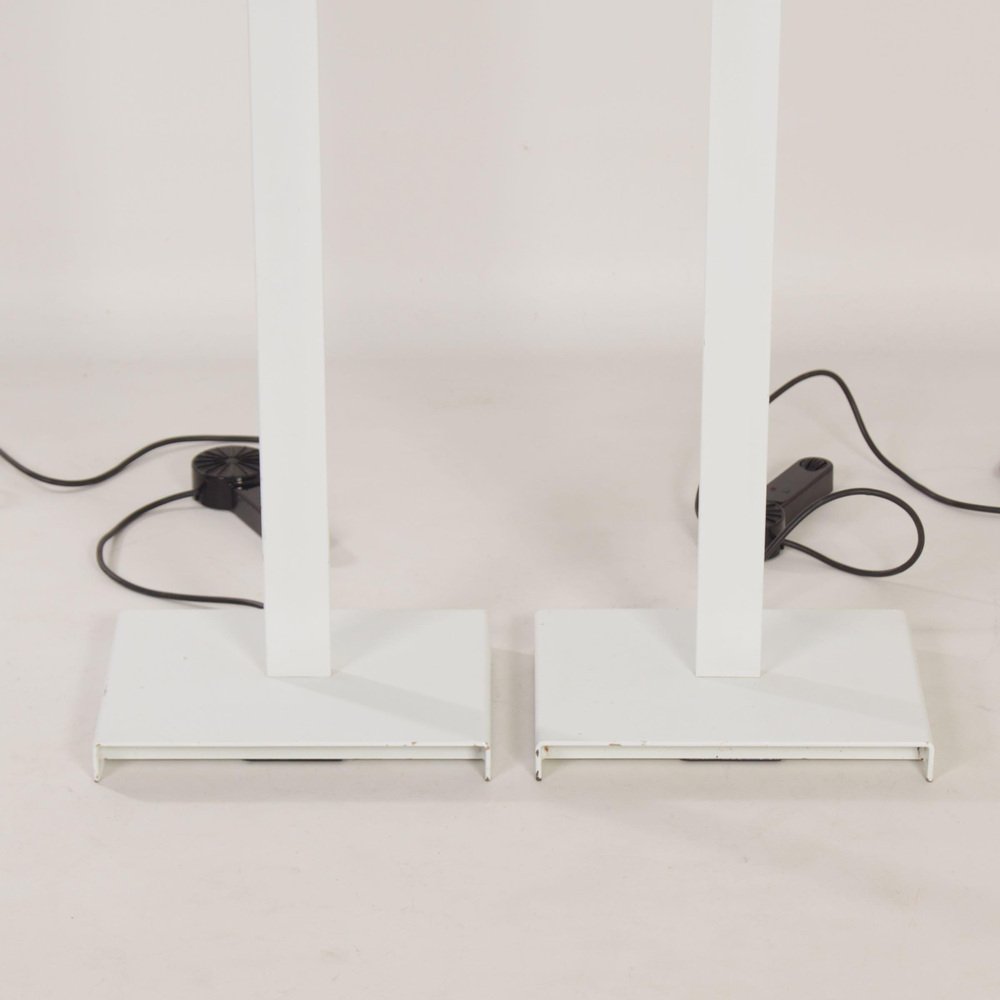 Alba Floor Lamps by Renato Toso & Roberto Pamio for Leucos, 1980s, Set of 2