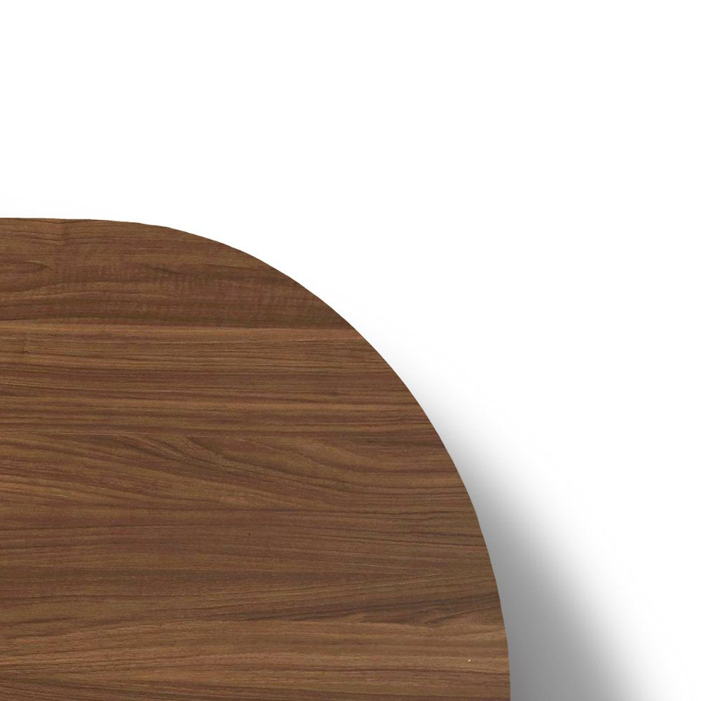 Alba Headboard in Walnut and Black by Daniel García Sánchez for Woodendot