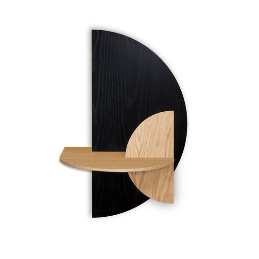 Alba L Semi Circle Bedside Table by Daniel García Sánchez for Woodendot