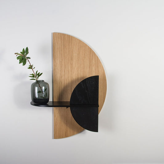 Alba M Semi Circle Wall Shelf by Daniel García Sánchez for Woodendot