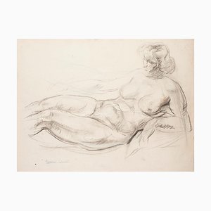 Albert Fernand-Renault - Nude - Original Drawing on Paper - Early 20th Century-ZCI-834529