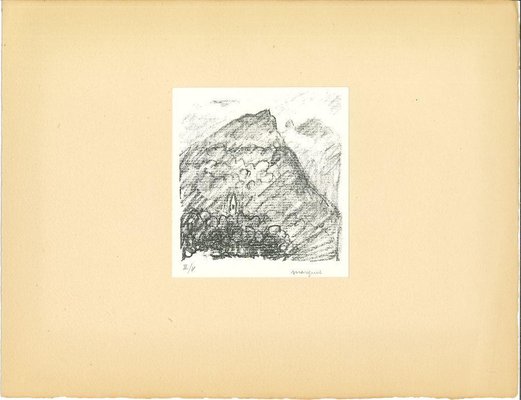 Albert Marquet, Mountain, Original Lithograph, Early 20th Century-ZCI-893159