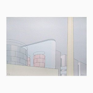 Alberto Bali, La Villette I, 1985, Screen Print on Moulin Du Gué Paper-FMZ-1149819