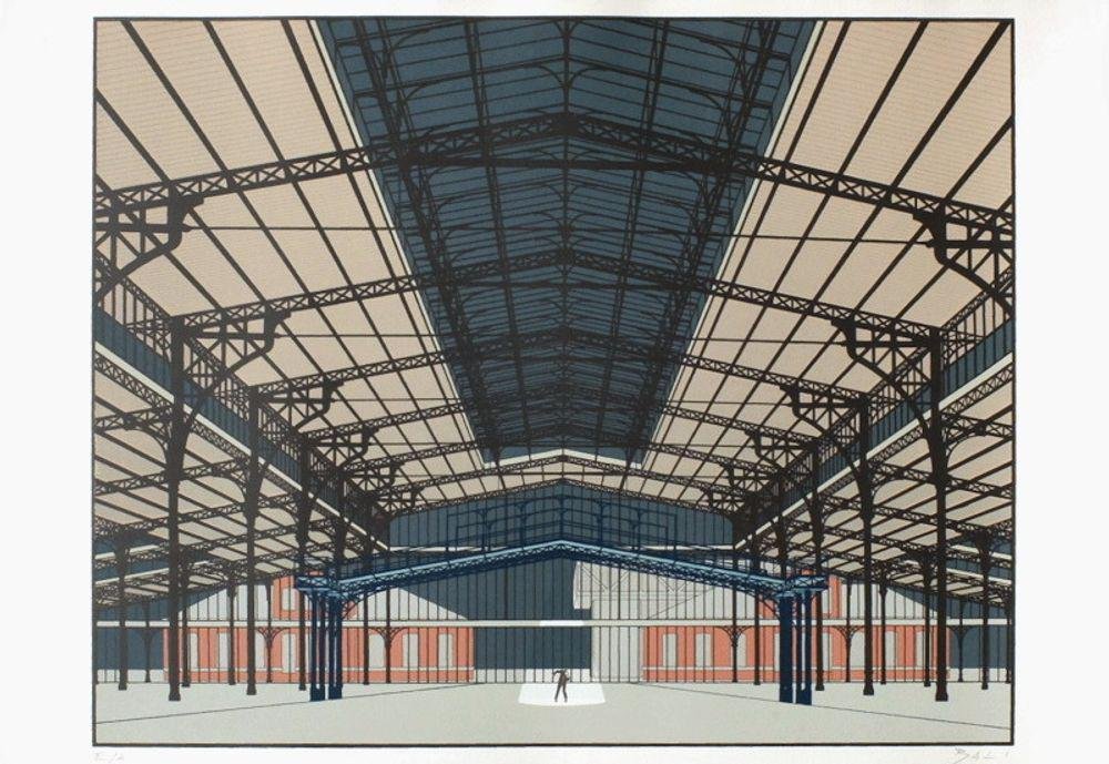 Alberto Bali, La Villette VI, Screen Print on Wove Paper