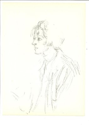 Alberto Giacometti, Portrait, Lithograph, 1964-ZCI-874795