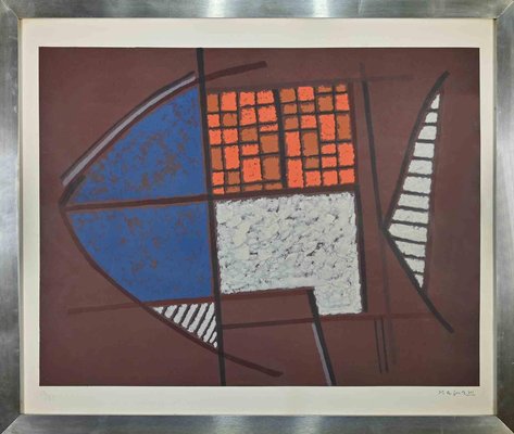 Alberto Magnelli, Abstract Composition, Lithograph, 1970s-ZCI-1788891