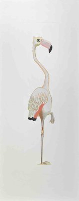 Alberto Mastroianni, Flamingo, 1970s, Lithograph-ZCI-1781808