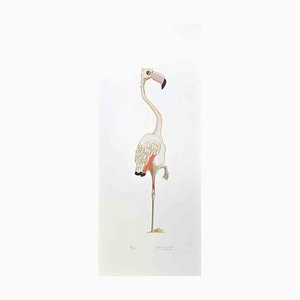 Alberto Mastroianni, Flamingo, Lithograph, 1970s-ZCI-1781721