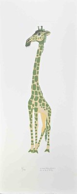 Alberto Mastroianni, Giraffe, Lithograph, 1970s-ZCI-1781613