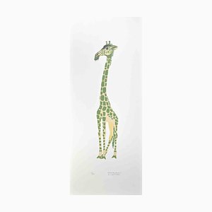 Alberto Mastroianni, Giraffe, Lithograph, 1970s-ZCI-2025095