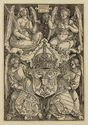 Albrecht Dürer, The Arms of the Holy Roman Empire, Woodcut, 1521-ZCI-2035122