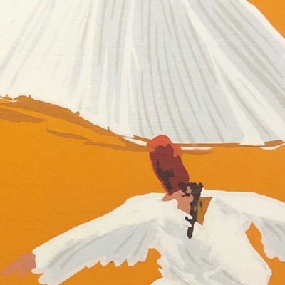 Aldo Mondino, Turkish Orange, 20th-Century, Color Screen Print-PLZ-1233894