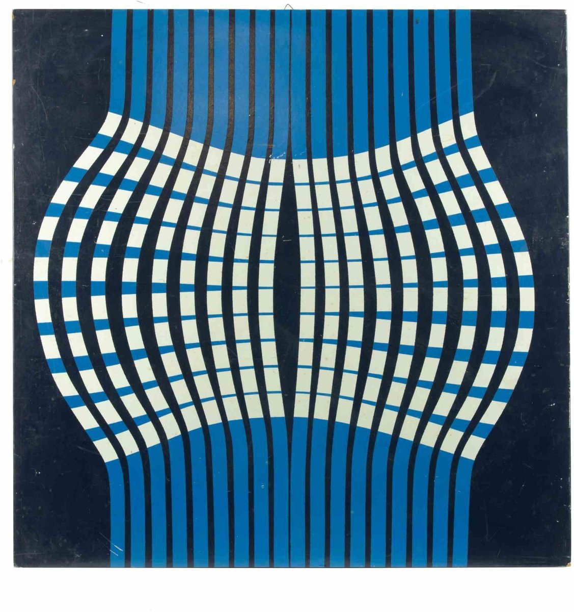 Aldo Moriconi, Geometric Composition, Enamel on Wood, 1967