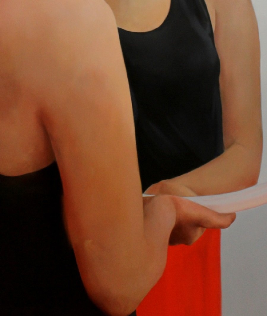 Aleksandra Kolwzan-Garczynska, Ania: A Reflection, 2020, Oil on Canvas