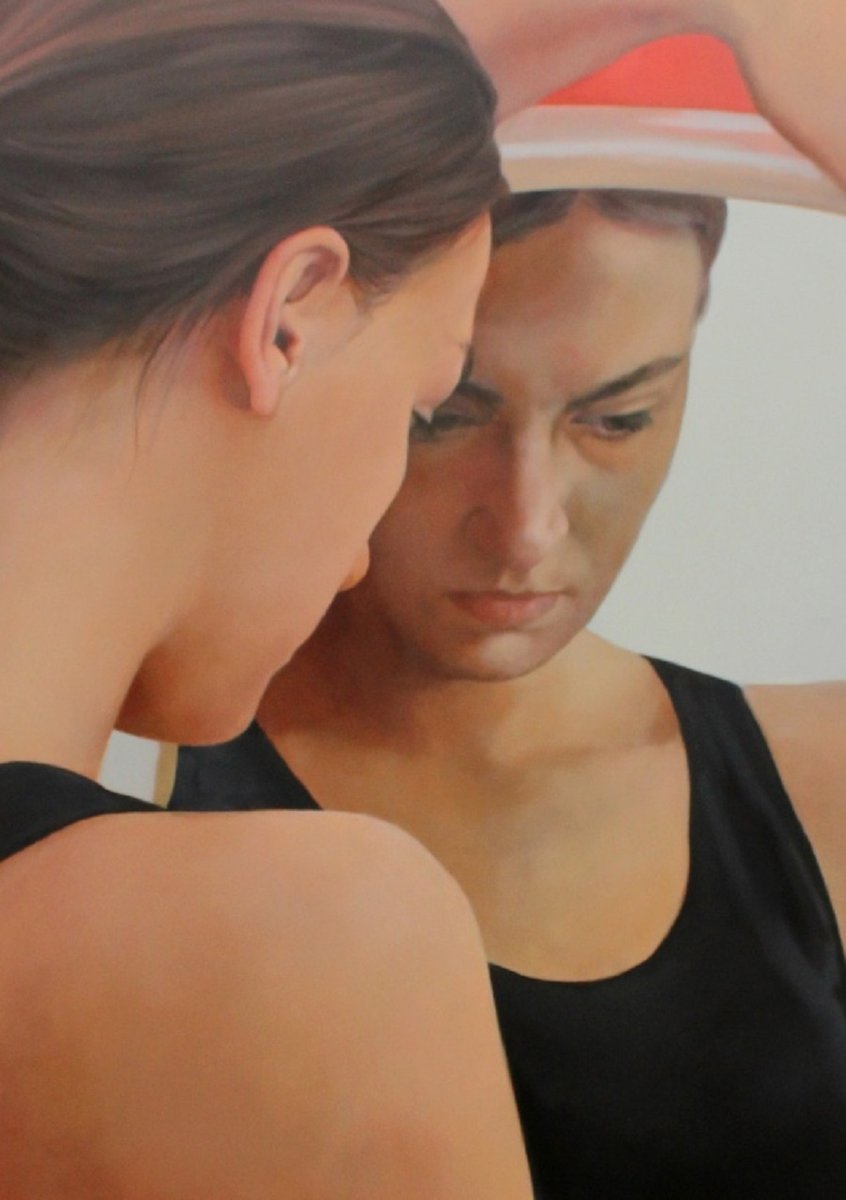 Aleksandra Kolwzan-Garczynska, Ania: A Reflection, 2020, Oil on Canvas