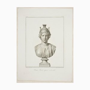 Alessandro Mochetti, Roma, Busto quasi colossale, Original Etching, 1821-ZCI-919260