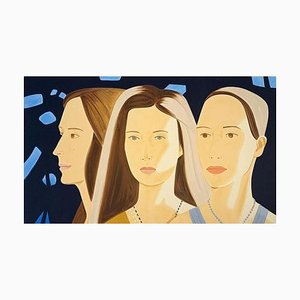 Alex Katz, Trio, 2017, Screen Print in 32 Colors-PLZ-848359