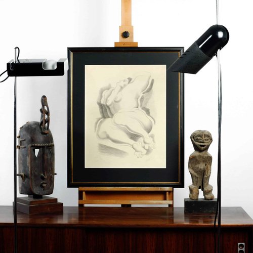 Alexander Archipenko, Female Nude, 20th Century, Lithograph