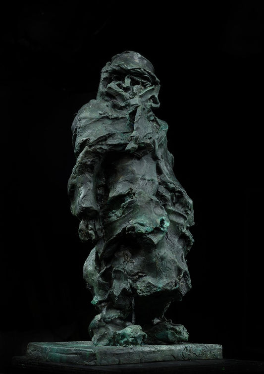 Alexander Sviyazov, Granny Shura, 2014, Bronze Sculpture