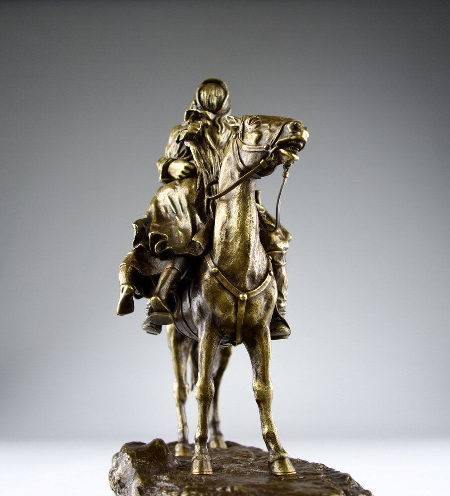 Alexei Petrovitch Gratchev, The Embrace of the Cossack, 1877, Bronze