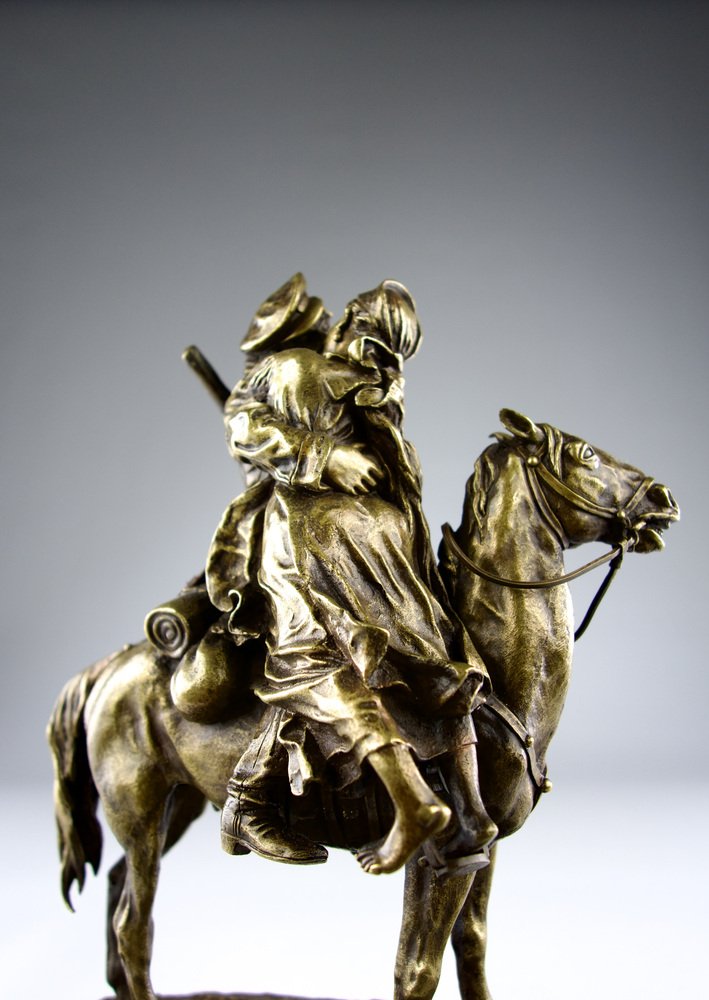 Alexei Petrovitch Gratchev, The Embrace of the Cossack, 1877, Bronze