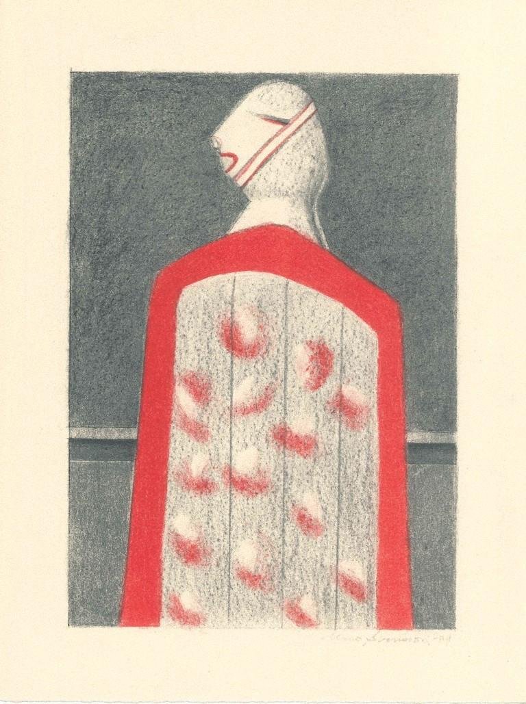 Alfonso Avanessian, Figure, Lithograph, 1989