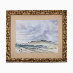 Alfonso Avanessian, Landscape, Watercolor, 1990s, Framed-ZCI-1761984