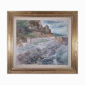 Alfonso Avanessian, Seascape, Oil on Canvas, 1990s, Framed-ZCI-1761909