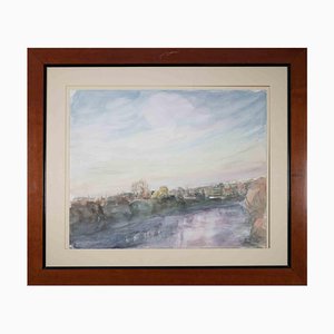 Alfonso Avanessian, View of Rome, Oil on Canvas, 1990s, Framed-ZCI-1761987