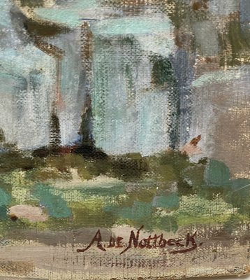 Alfred de Nottbeck, Ruins, Oil Painting-XMH-1756985