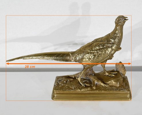 Alfred Dubucand, The Pheasant, Late 19th Century, Bronze-RVK-1395230