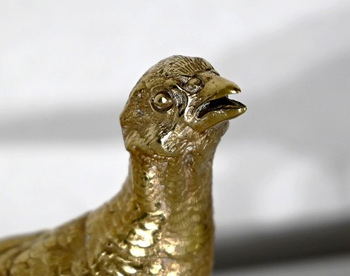 Alfred Dubucand, The Pheasant, Late 19th Century, Bronze-RVK-1395230