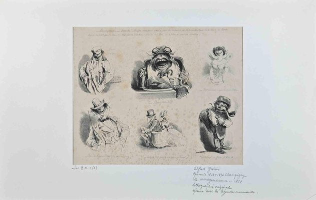 Alfred Grevin, Animals, Original Lithograph, Late-19th-Century-ZCI-1261068