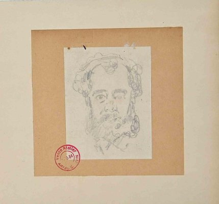 Alfred Grevin, Portrait, Original Drawing, Late-19th-Century-ZCI-1277262