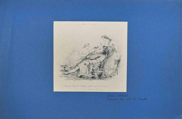 Alfred Grevin, Serving the Majesty, Original Lithograph, Late 19th-Century-ZCI-1290376