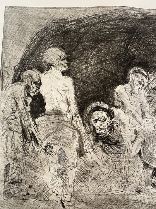 Alfred Hrdlicka, Etching, 1960s, Paper