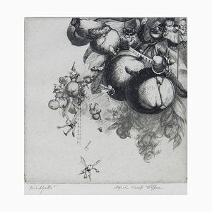 Alfred Kemp Wiffen, Windfalls, 1930s, Engraving-ARU-1113533