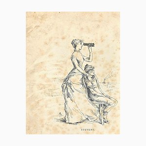 Alfred Stevens, The View, Lithograph, 1880s-ZCI-1760556