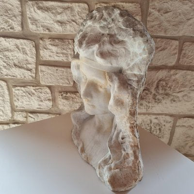 Alfredo Neri, Bust, Carrara Marble-GSF-1803910