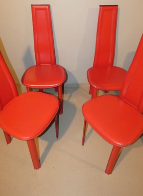 Alice Chairs attributed to Giorgio Cattelan for Cattelan, Italy, 1980s, Set of 4-ERB-549097