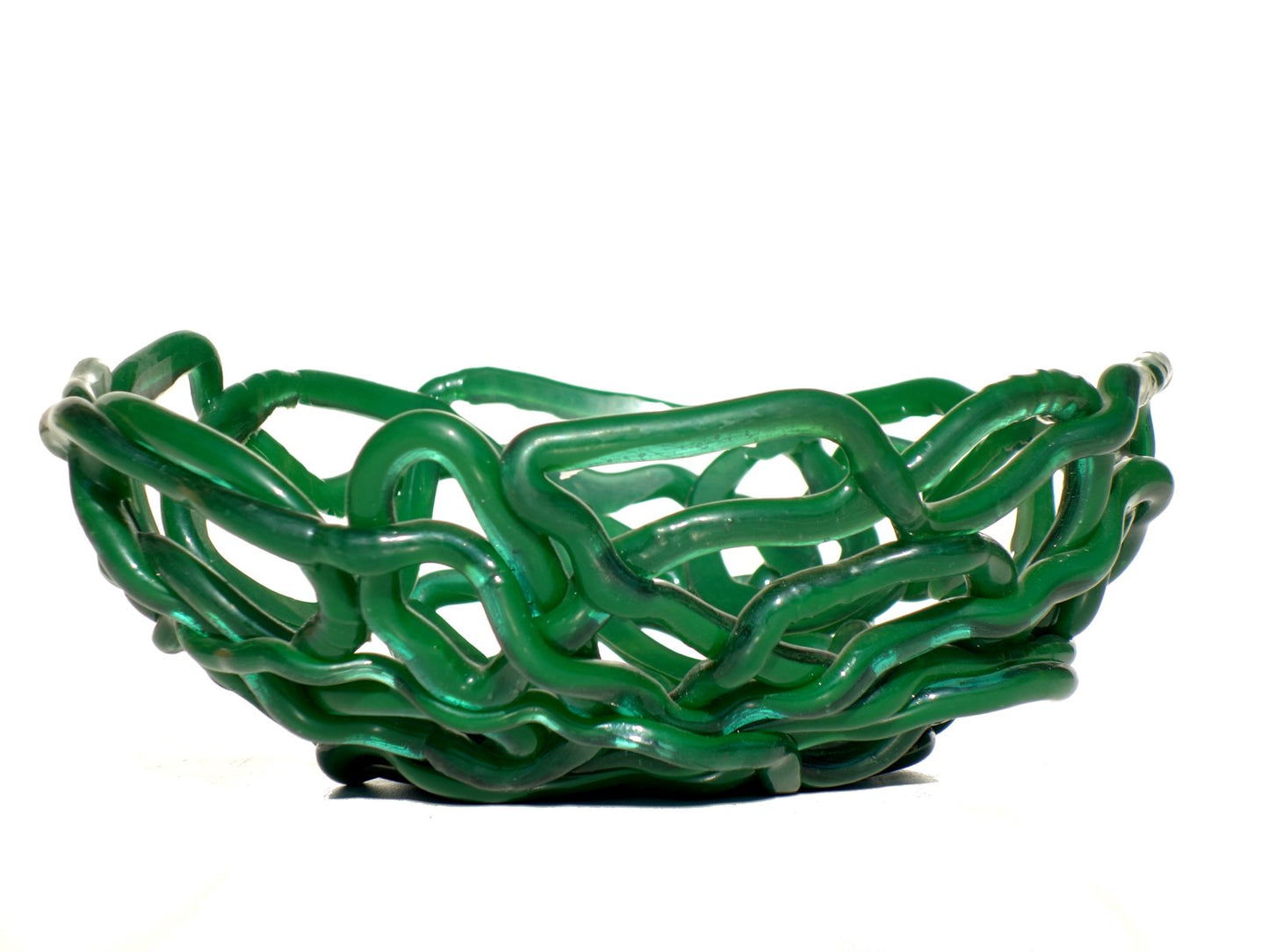 All Fruits Fish Bowl in Green Resin by Gaetano Pesce, 2004