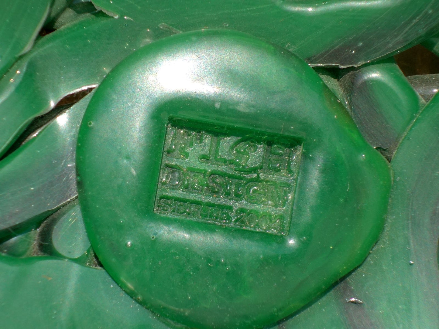 All Fruits Fish Bowl in Green Resin by Gaetano Pesce, 2004