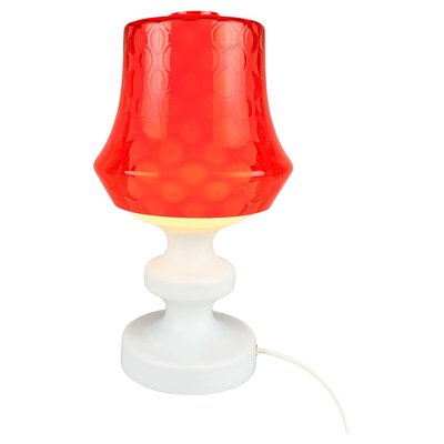 All-Glass Table Lamp, Former Czechoslovakia, 1960s-TZ-2018675