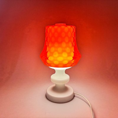 All-Glass Table Lamp, Former Czechoslovakia, 1960s-TZ-2018675